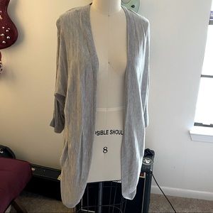 H&M Lightweight Open Cardigan / Sweater Shrug in gray XS